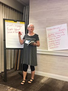 Presenting a workshop at the National Storytelling Network Conference, 2017.