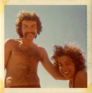 Perry and sister Nancy Belle Brass at Riis Park, circa 1972. Photo courtesy of Perry Brass.