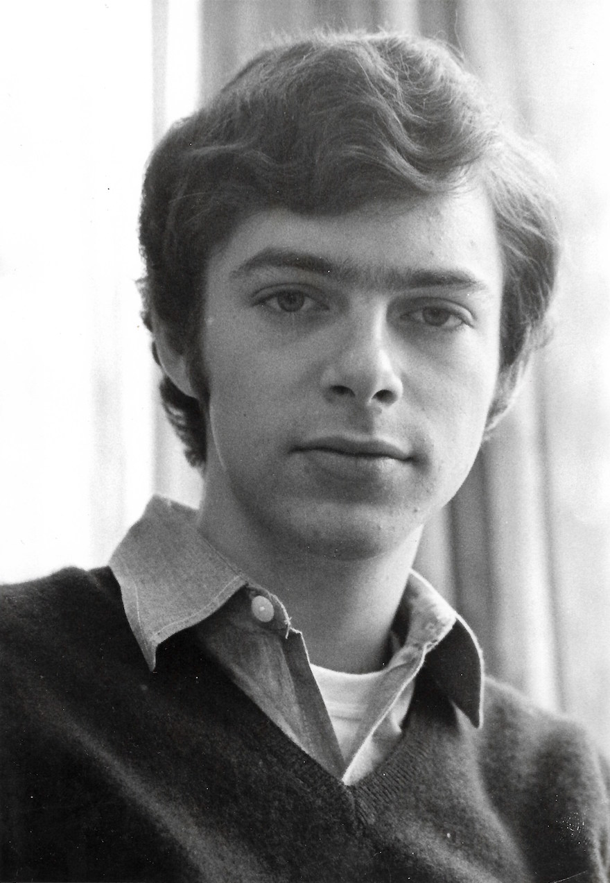 Rags during his first year at Lake Forest College, Lake Forest, IL, circa 1968.
