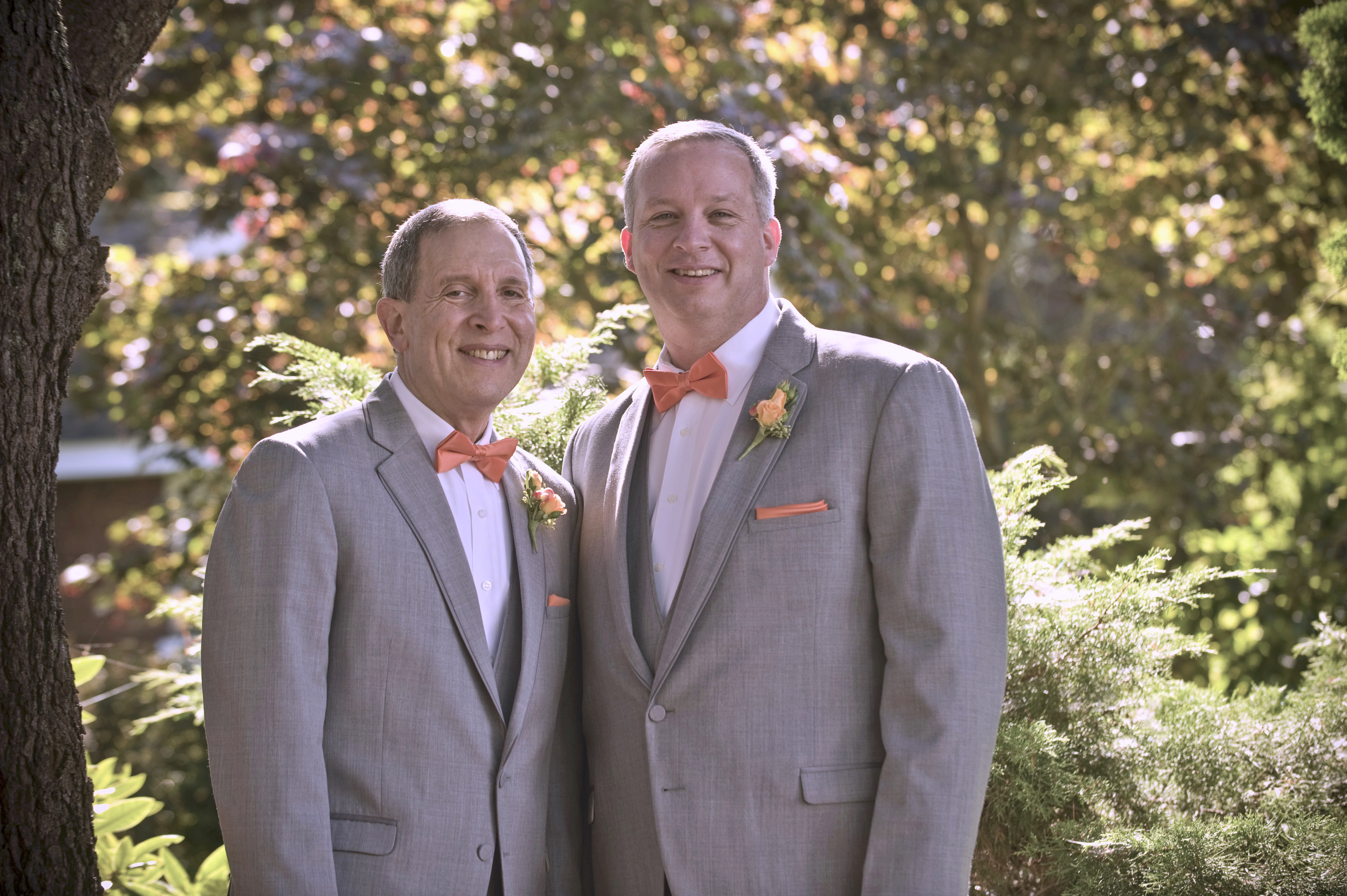 Alan Steinman and Dallas Powers were married on September 20, 2013 on Fox Island, WA. Alan shares, “We had been partners since 1996, and now we were husbands. Another of my most joyous events.”