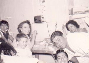 Richard had a strong bond with family. Pictured at far left, Richard enjoying a Saturday afternoon with his aunts and cousins.