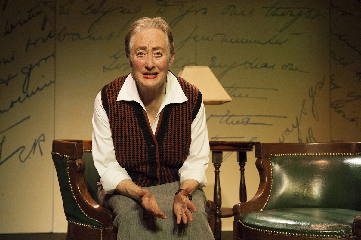 2014 publicity photo of Terry for “Hick: A Love Story,” about Lorena Hickok, Eleanor Roosevelt’s lover, that Terry started performing across the country in 2013. Photo credit: Lynn Fried. Photo courtesy of Terry Baum.