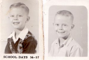 William Lindsey first and second grade school photos, 1956-57, 1957-58, Little Rock, AR.
