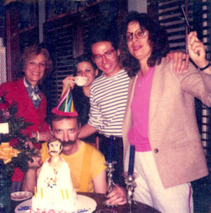 David’s 40th “Byrdthday” celebration when he and Jolino had been together for five months, Los Angeles, CA, 1982.