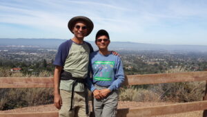 Arvind and his husband Ashok at the Alum Rock Park, San Jose, CA.