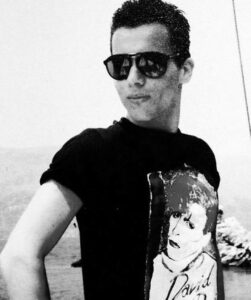 Mehmet (age 15) wearing his David Bowie t-shirt and sunglasses in Istanbul, Turkey. Photo courtesy of Mehmet Sander.