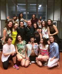 Mehmet posing with his students from the Mimar Sinan Fine Arts University’s Contemporary Dance department in Istanbul, Turkey. Photo courtesy of Mehmet Sander.
