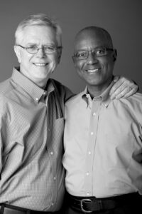 A portrait of David and his husband Rob Compton for their 10th anniversary, Boston, MA, May 2014.