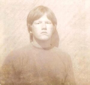 Brett at age 14, 1978. Photo courtesy of Brett Bigham.