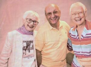 Mel with Barbara Gittings and Kay Lahusen (Barbara’s partner), his friends of 40 years.