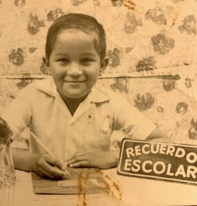 A portrait of Eddie taken during elementary school, Columbia. Photo courtesy of Eddie Orozco.