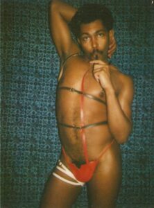 Dale poses in his original stripper costume, Baltimore, MD, 1985. Photo courtesy of Dale Guy Madison.