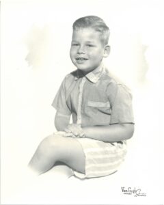 A school portrait of John in 2nd grade. Note that Lisa Oakley wished to use her birth name for her pre-transition photos. Photo courtesy of Lisa Oakley.