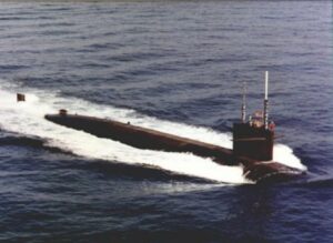 The USS Flasher (SSN-613) submarine to which Helms was assigned. Photo courtesy of Monica Helms.