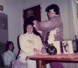 Judith at the Commitment ceremony, 1983. Photo courtesy of Judith Masur.