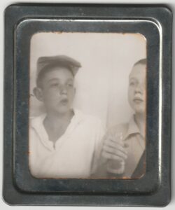 A portrait of Chuck and his younger brother Rick Forester, 1952. Photo courtesy of Chuck Forester.