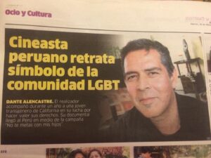 Spanish language newspaper feature of Dante’s 